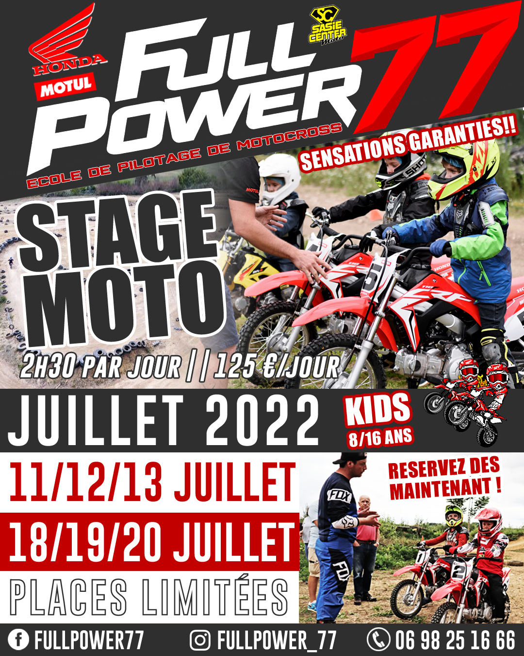Stages Juillet 2022